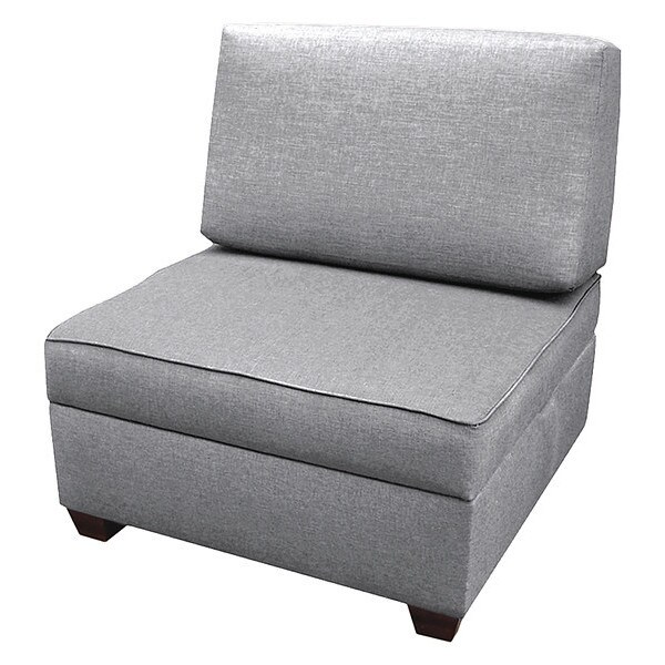 Duobed Duobed Sit and Store Chair 30", Grey Performance Fabric - IMFCH30-AQ