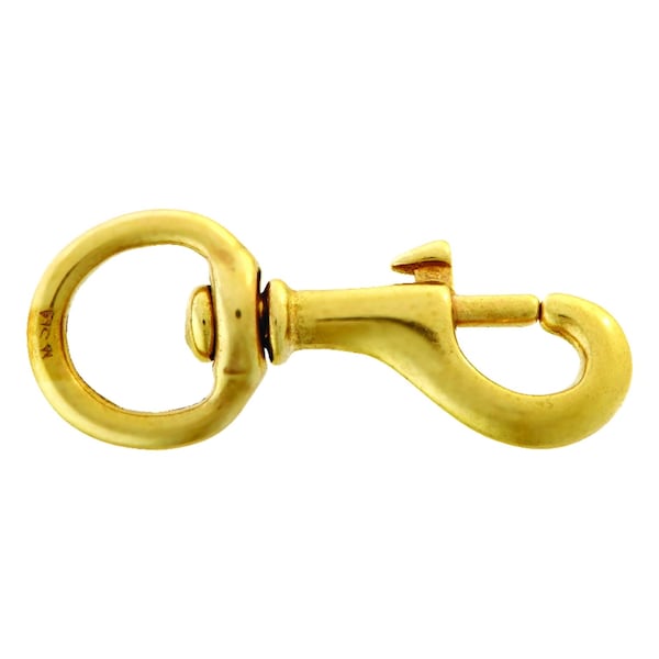 Campbell Chain & Fittings Campbell 3/4 in. D X 3-1/8 in. L Polished Bronze Bolt Snap 70 lb - T7625114