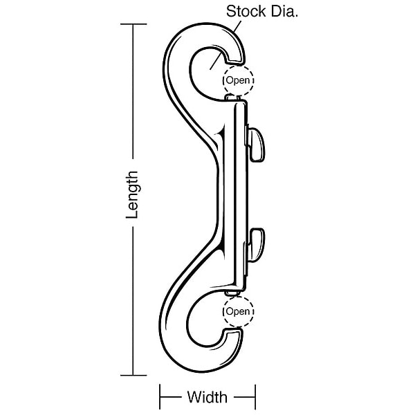 Lucky Line Spring Snap, ZPI, NLR, '4-11/16 - 4FCJ4