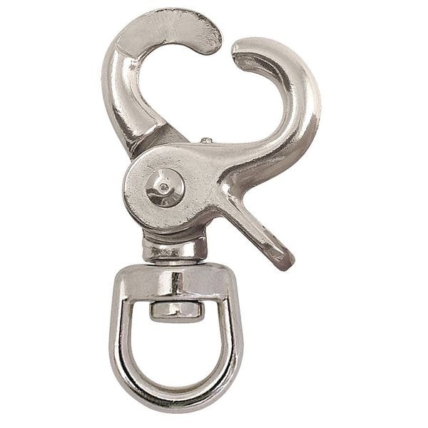 Lucky Line Trigger Snap, Stainless, L 2 5/8 In - 4GGL5