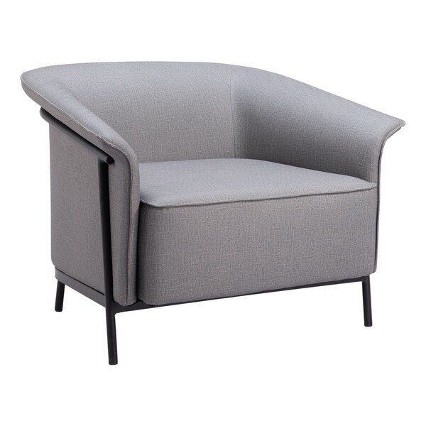Zuo Modern Burry Accent Chair Slate Gray - 110116