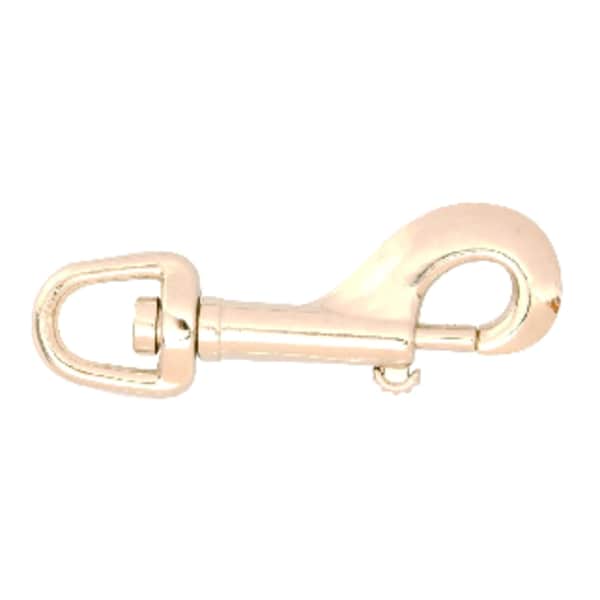 Campbell Chain & Fittings Campbell 1 in. D X 4-1/4 in. L Nickel-Plated Zinc Bolt Snap 90 lb - T7615422
