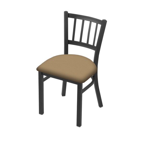 Holland Bar Stool Co 610 Contessa 18" Chair with Pewter Finish and Canter Sand Seat - 61018PW013