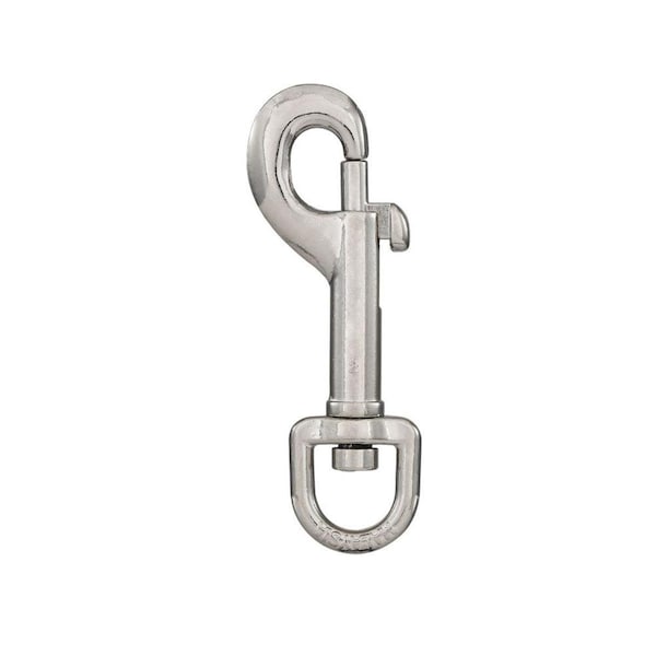 National & Spectrum 0.5 in. Bolt Snap Swivel Eye, 5PK - 110061