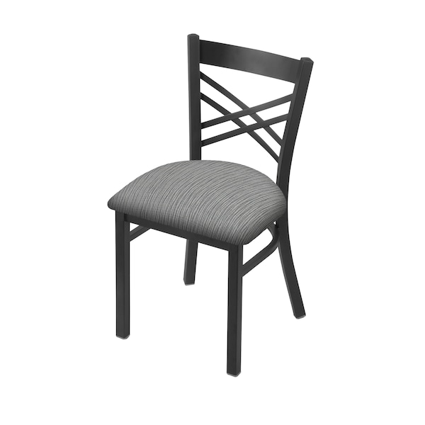 Holland Bar Stool Co 620 Catalina 18" Chair with Pewter Finish and Graph Alpine Seat - 62018PW020
