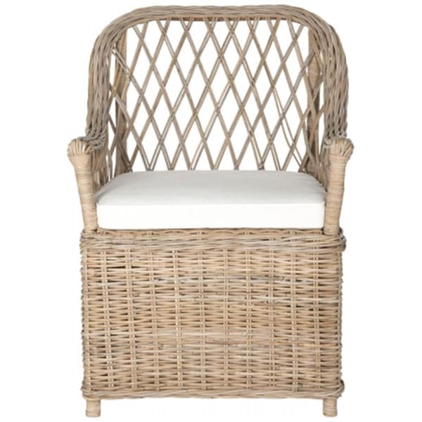 Safavieh Maluku Arm Chair, Natural - 37 x 29 x 28 in. - FOX1604A