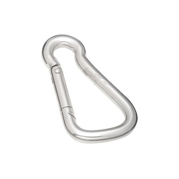 National Hardware 3166BC Series Spring Snap, 800 lb Working Load, Stainless Steel, Zinc - N262-402