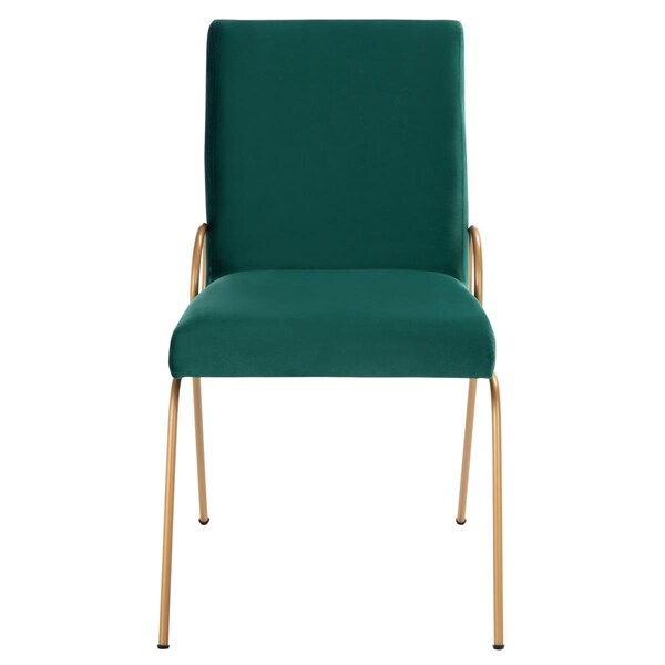 Safavieh Fanila Accent Chairs, Emerald & Gold, 2PK - ACH6207A-SET2