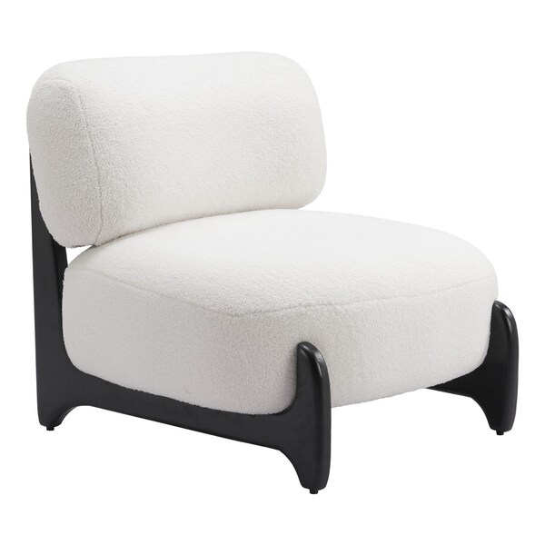 Zuo Modern Bombo Accent Chair White - 110268