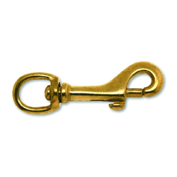 Campbell Chain & Fittings Campbell 3/8 in. D X 2-15/16 in. L Polished Bronze Bolt Snap 80 lb - T7625604
