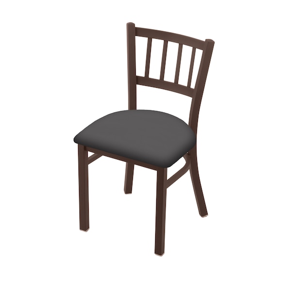Holland Bar Stool Co 610 Contessa 18" Chair with Bronze Finish and Canter Storm Seat - 61018BZ004