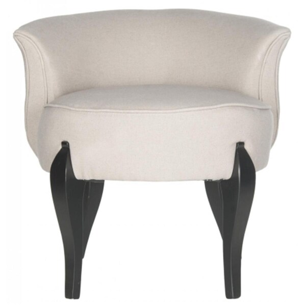 Safavieh Mora Vanity Accent Chair, Taupe - 22.4 x 24.8 x 23.4 in. - MCR4692A