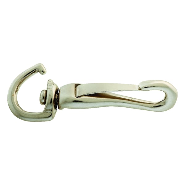 Campbell Chain & Fittings Campbell 3/8 in. D X 2-1/2 in. L Nickel-Plated Iron Spring Snap 30 lb - T7607702