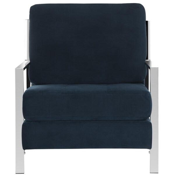 Safavieh Walden Accent Chair, Navy - FOX6279B