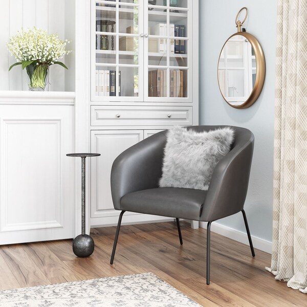 Zuo Modern Quinten Accent Chair Vintage Gray - 109056