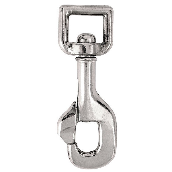 Lucky Line Slide Bolt Spring Snap, L 3 1/4 In - 4GGL2