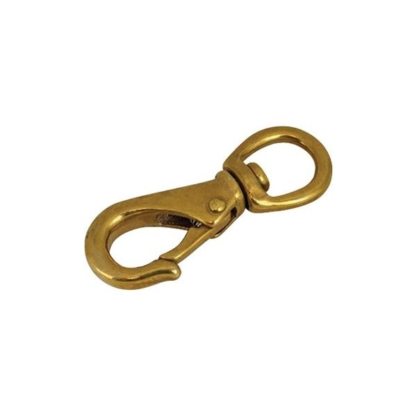Sea-Dog Brass Swivel Eye Snap, No 139133-1 - 139133-1