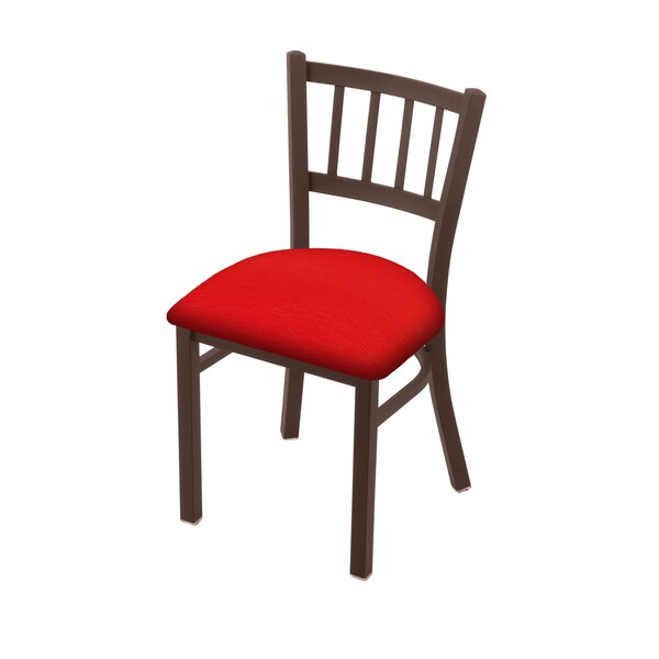Holland Bar Stool Co 610 Contessa 18" Chair with Bronze Finish and Canter Red Seat - 61018BZ011