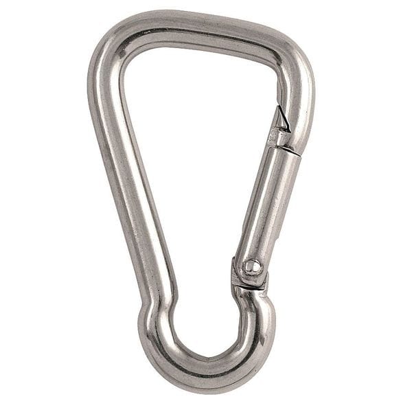Lucky Line Spring Snap, HD, Steel, L 3 1/8 In - 4FCP6