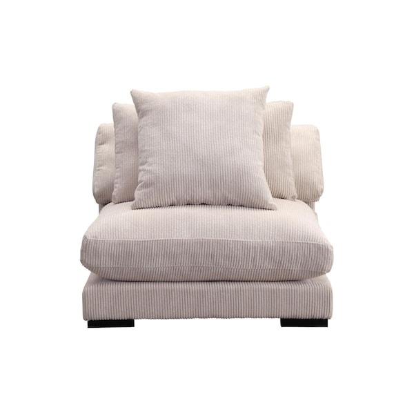 Moes Home Tumble Slipper Chair, Cappucino - UB-1008-14