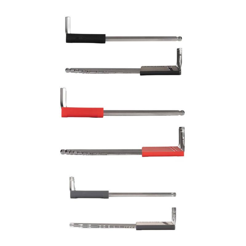Conjunto de Llaves Hexagonales con Extremo de Bola en Forma de Estrella TEKTON de 41 piezas (0.050-3/8 pulgadas, 1.3-10 mm, T6-T50) con Soporte - KEY91001