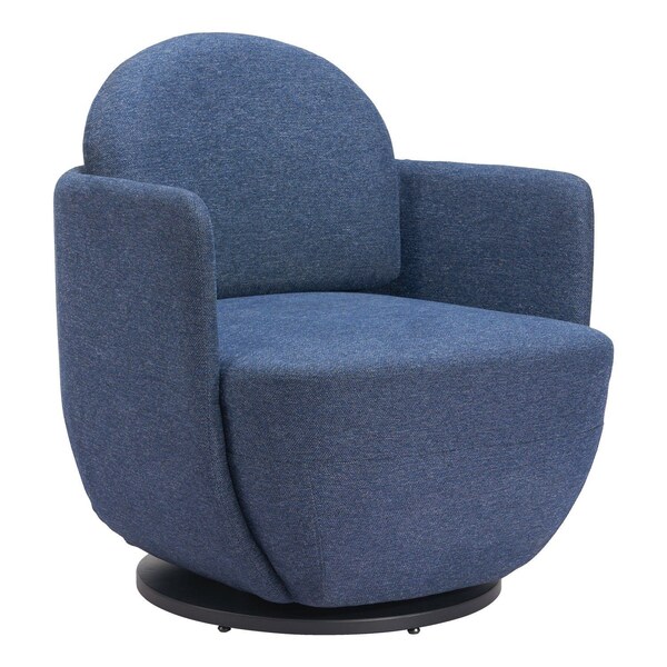 Zuo Modern Bant Swivel Chair Blue - 110015