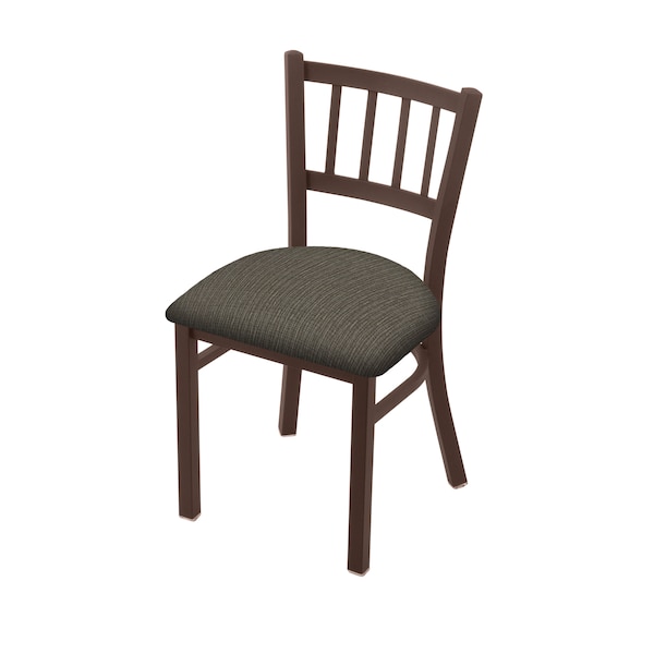 Holland Bar Stool Co 610 Contessa 18" Chair with Bronze Finish and Graph Chalice Seat - 61018BZ019