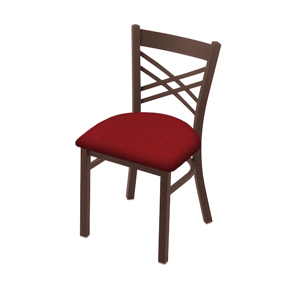 Holland Bar Stool Co 620 Catalina 18" Chair with Bronze Finish and Graph Ruby Seat - 62018BZ016