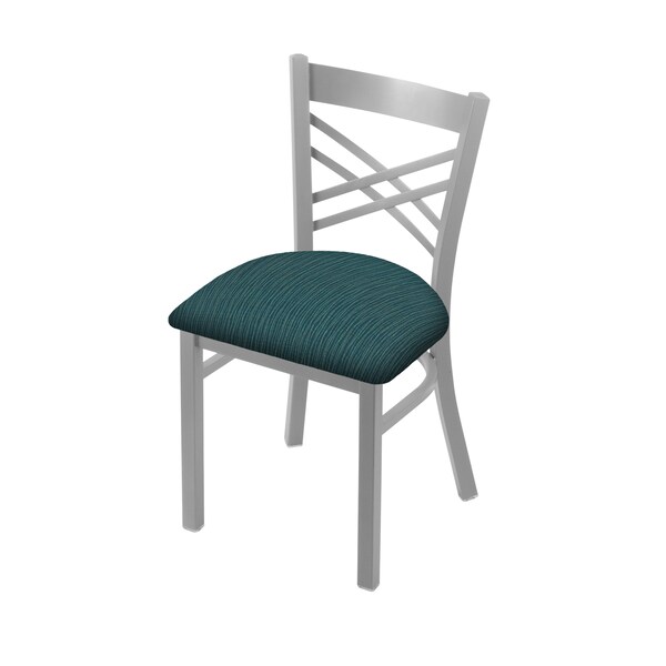 Holland Bar Stool Co 620 Catalina 18" Chair with Anodized Nickel Finish and Graph Tidal Seat - 62018AN022