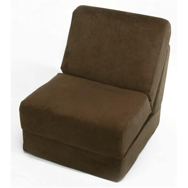 Fun Furnishings Brown Micro Suede Teen Chair - 50247