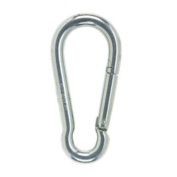 Campbell Chain & Fittings Campbell 3/4 in. D X 4-11/16 in. L Polished Stainless Steel Spring Snap 450 lb - T7630446