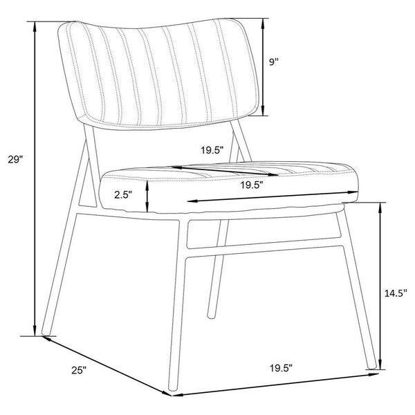 Leisuremod Marilane Velvet Accent Chair with Metal Frame, Emerald Green, 2PK - MA29G2