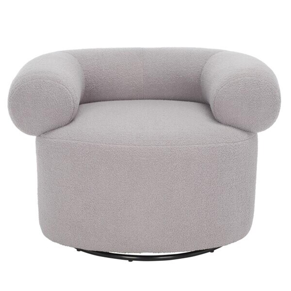 Safavieh Sadie Swivel Accent Chair, Light Grey - SFV5045C
