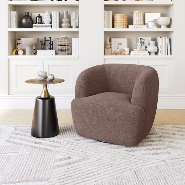 Zuo Modern Govan Swivel Chair Brown - 109958