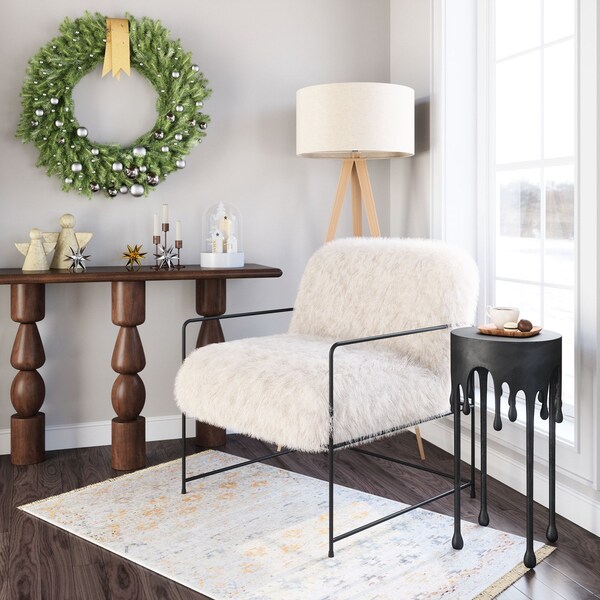 Zuo Modern Pelut Accent Chair White - 110202