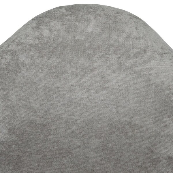 Leisuremod Willow Velvet Eiffel Metal Base Accent Chair, Cloudy Gray, 2PK - WM24VGR2