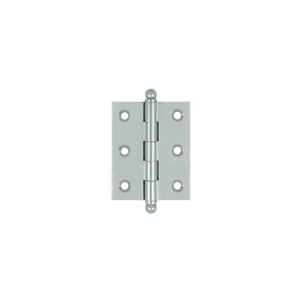 Deltana CH2520U26 Cabinet Hinges W/ Ball Tips Polished Chrome, 10PK - CH2520U26-XCP10
