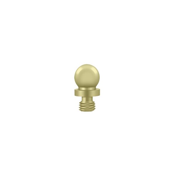 Deltana 5/16 Diameter Ball Tip Door Cabinet Hinge Unlacquered Brass - CHBT3-UNL