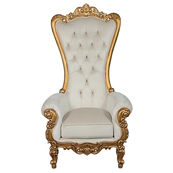 Design Toscano Contessa Stylish Baroque Throne Chair - AF51553
