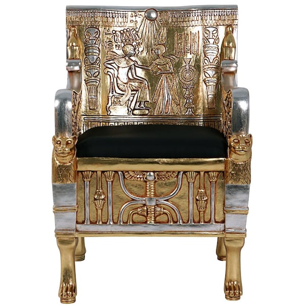 Design Toscano King Tut's Egyptian Replica Throne Chair - NE363274