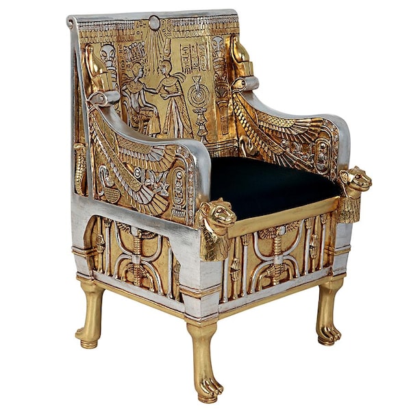 Design Toscano King Tut's Egyptian Replica Throne Chair - NE363274