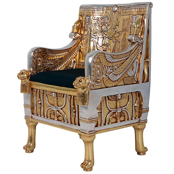 Design Toscano King Tut's Egyptian Replica Throne Chair - NE363274