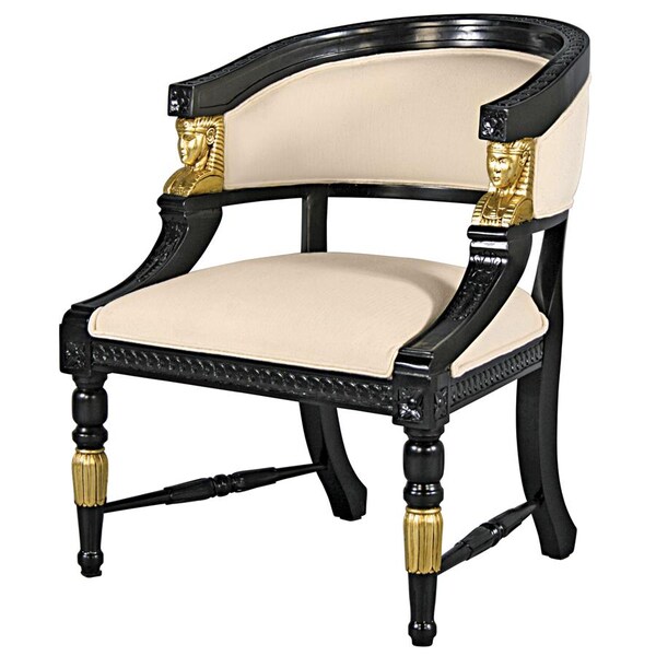 Design Toscano Neoclassical Egyptian Revival Chair - AF51402
