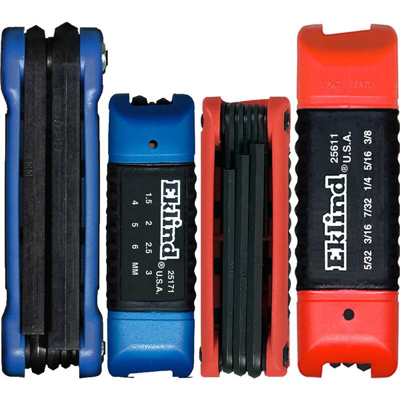 Set de combinación plegable Ergo-Fold de Eklind tamaños 0.050 a 3/8 y tamaño 1.5 a 10 (28 piezas) - 25028