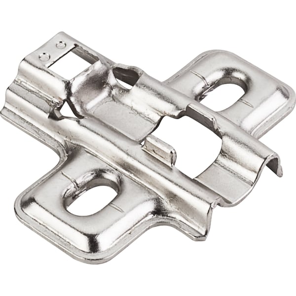Hardware Resources Standard Duty 0 mm Non-Cam Adjustable Steel Plate for 700, 725, 900 and 1750 Series Euro Hinges - 600.1233.05