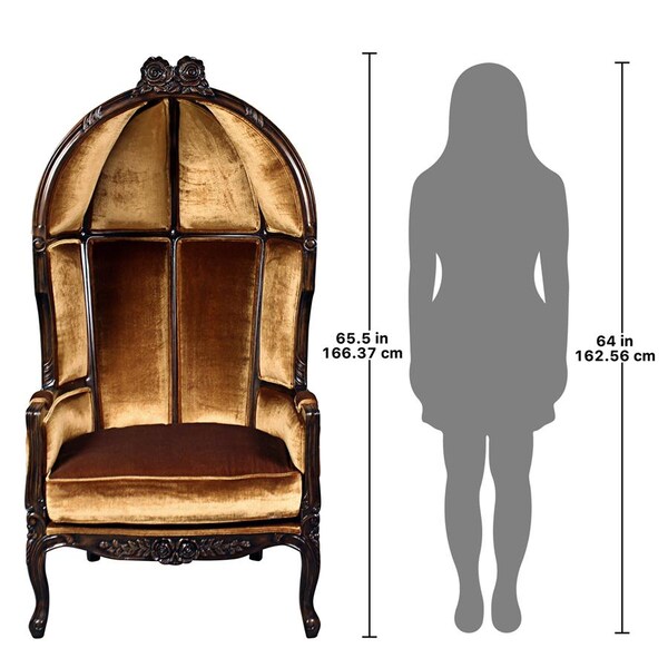 Design Toscano Lady Alcott Victorian Balloon Chair - AF51809