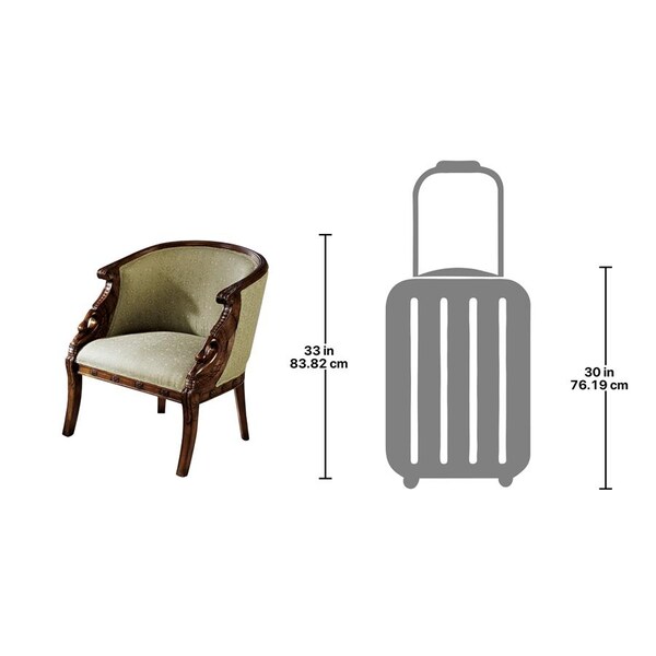 Design Toscano Due Cigno Tub Chair, PK 2 - AF91110