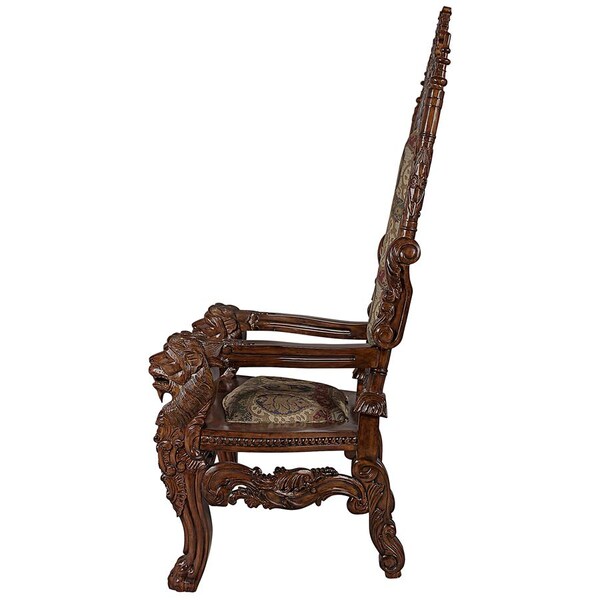 Design Toscano The Lord Raffles Lion Throne Chair - AF1038