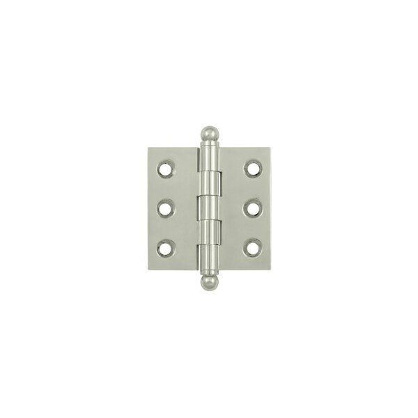 Deltana CH2020U14 Ball Tip Cabinet Hinge Polished Nickel, 10PK - CH2020U14-XCP10