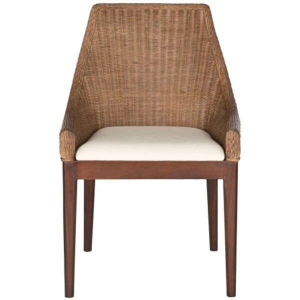 Safavieh Franco Sloping Accent Chair- Brown - 35.25 x 24.25 x 23.5 in. - SEA4000A